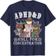 Cats RPG Gamer Roll For Concentration D20 Dice Nerdy Men Kid T-Shirt - T-Shirt | Navy