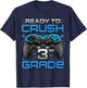 Ready To Crush 3rd Grade Level Unlocked Game On 3rd Grade T-Shirt - T-Shirt | Navy