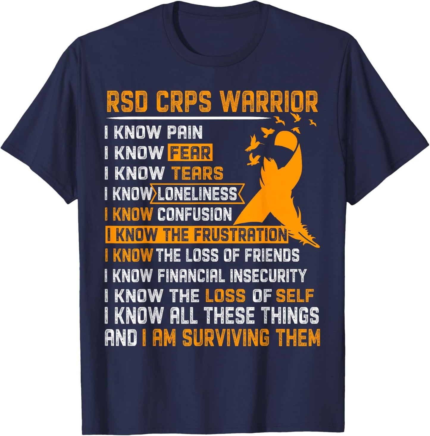 RSD CRPS Warrior Shirt Men T-Shirt - T-Shirt | Navy