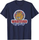 Garfield Whatever Vintage Distressed Lock Up T-Shirt - T-Shirt | Navy