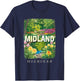 Midland Michigan MI Nature and Bliss SD252 T-Shirt - T-Shirt | Navy