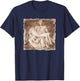 The Pity - La Pietà Statue, Michelangelo Renaissance Art T-Shirt - T-Shirt | Navy