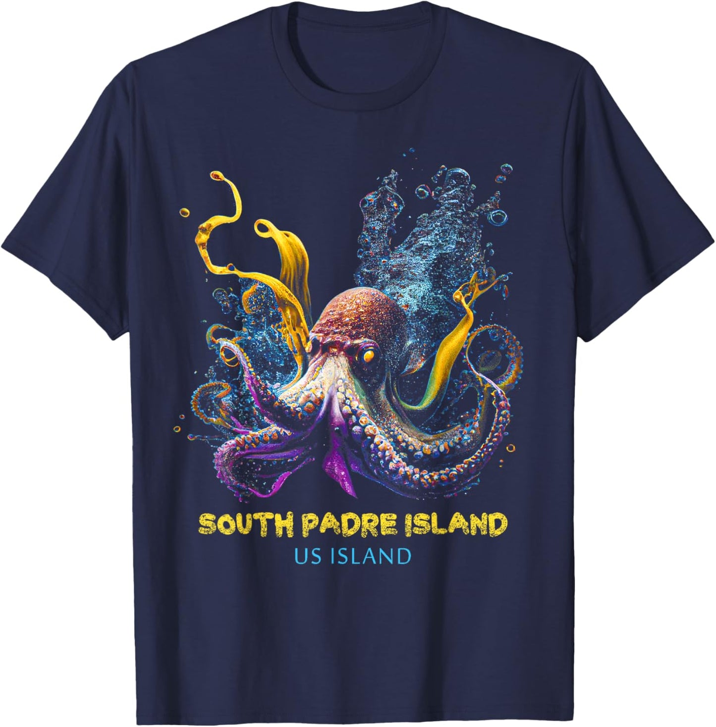 South Padre Island US Island T-Shirt - T-Shirt | Navy