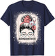 Messy Bun Nursing Assistant Life Women Funny CNA RN Nurse T-Shirt - T-Shirt | Navy