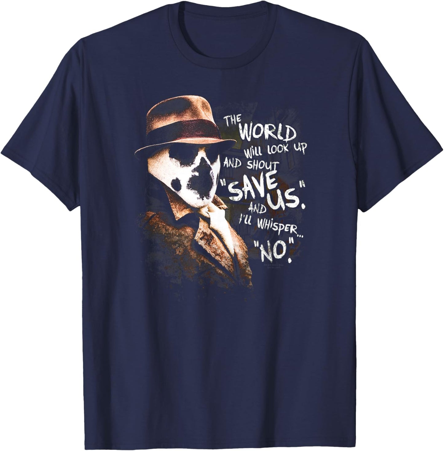 Watchmen Whisper T-Shirt - T-Shirt | Navy