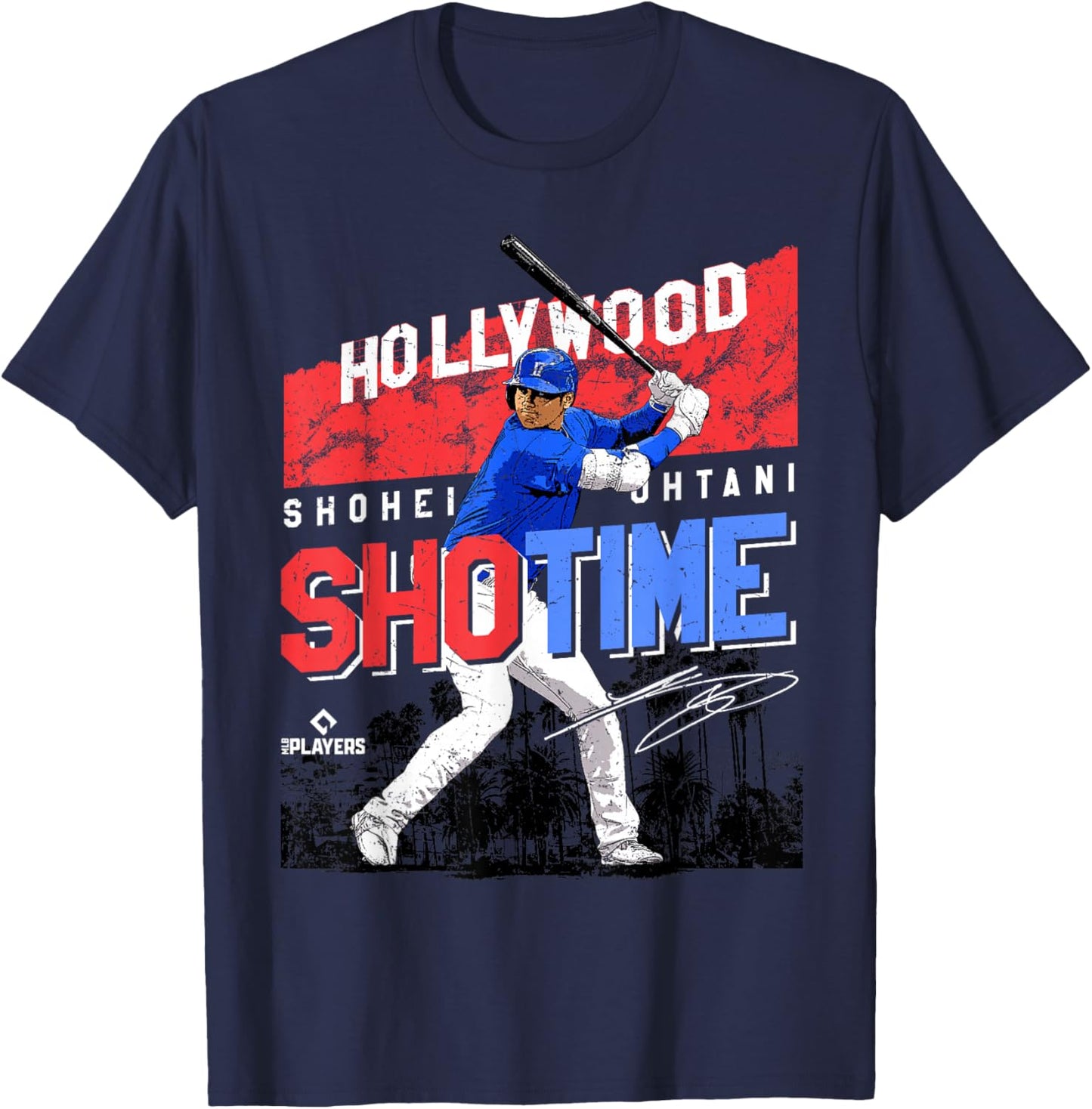 Shohei Ohtani | Los Angeles Baseball MLB Player | MLBOHT3003 T-Shirt - T-Shirt | Navy