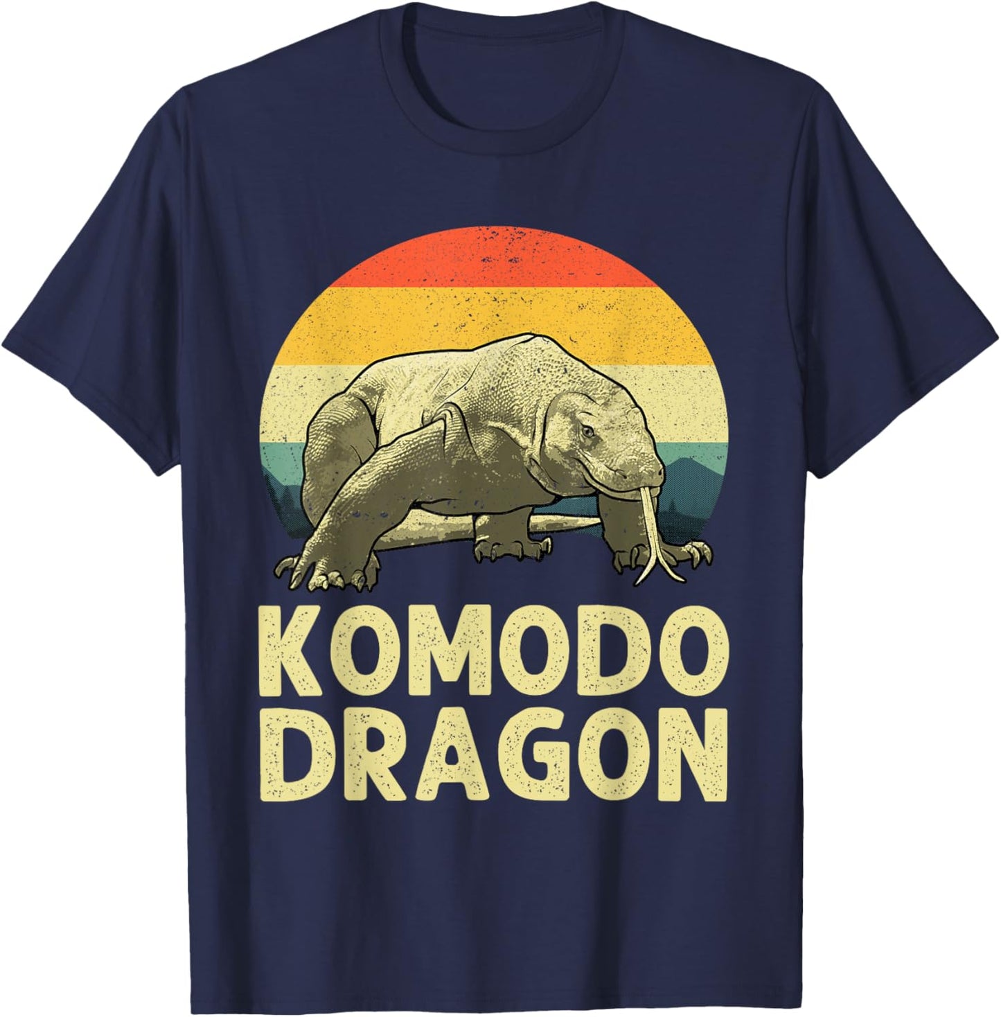 Komodo Dragon Design Women Kids Komodo Dragon Lover T-Shirt - T-Shirt | Navy