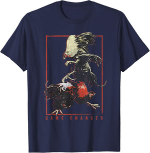 Vintage Cock Fight Shirt - Game Fowl Enthusiast Shirt T-Shirt - T-Shirt | Navy