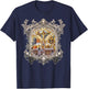 Eucharistic Consecration Traditional Latin Mass Catholic T-Shirt - T-Shirt | Navy