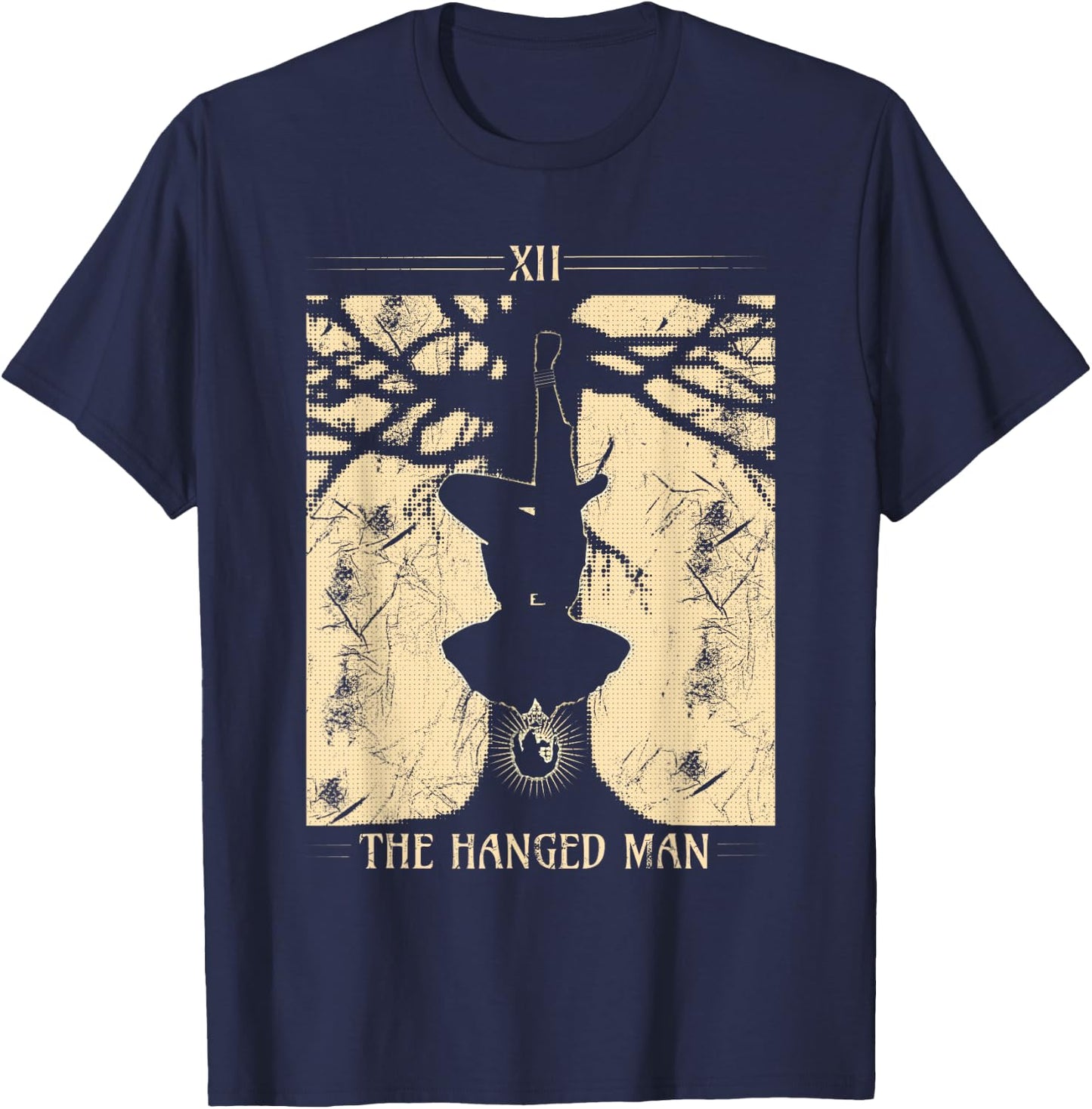 The Hanged Man Mystic Tarot Card T-Shirt - T-Shirt | Navy