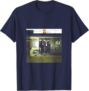 The Ramones Subterranean Jungle Shot By George DuBose T-Shirt - T-Shirt | Navy