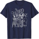 Wizard of Oz Gray Tonal Cast Photo T-Shirt - T-Shirt | Navy