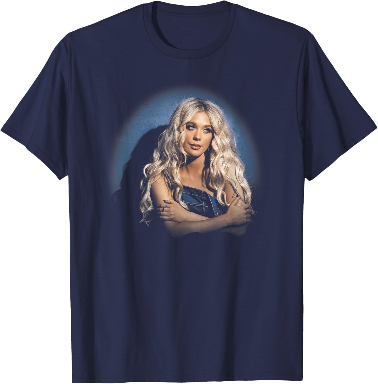 Megan Moroney Am I Okay Spotlight T-Shirt - T-Shirt | Navy