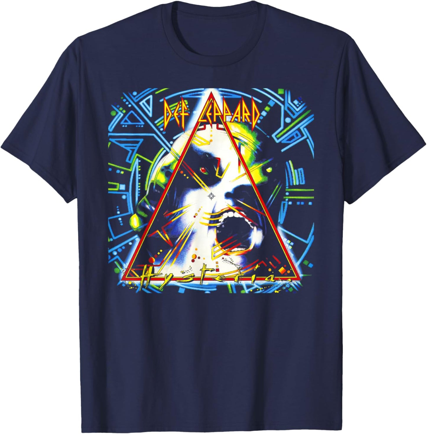 Def Leppard - Hysteria T-Shirt - T-Shirt | Navy