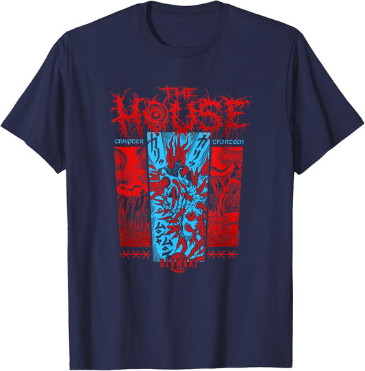 Uzumaki The House Extreme Metal T-Shirt - T-Shirt | Navy