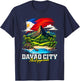 Davao City Philippines Souvenir Filipino Flag T-Shirt - T-Shirt | Navy