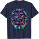 Cheshire Cat Shirt Alice in Wonderland Graphic T-Shirt - T-Shirt | Navy