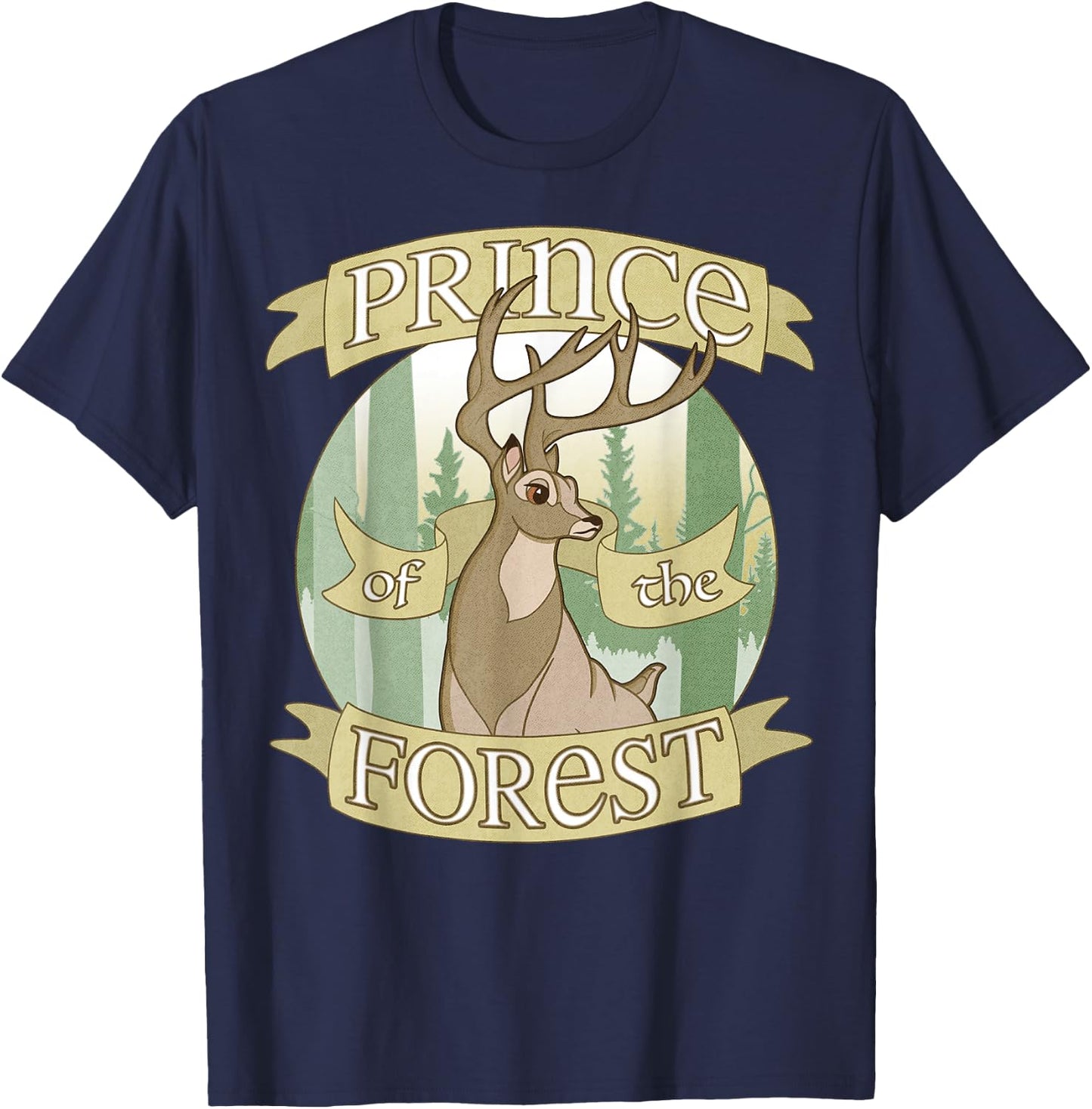 Disney Bambi Prince of The Forest T-Shirt - T-Shirt | Navy
