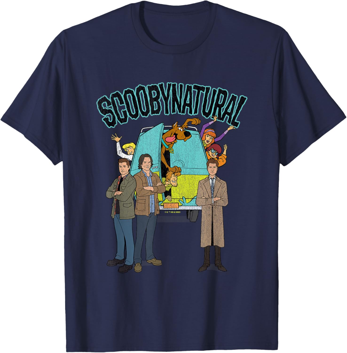 Scooby-Doo Scoobynatural Supernatural Mystery Ride T-Shirt - T-Shirt | Navy