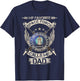 Vintage My Favorite US Space Force Veteran Calls Me Dad T-Shirt - T-Shirt | Navy