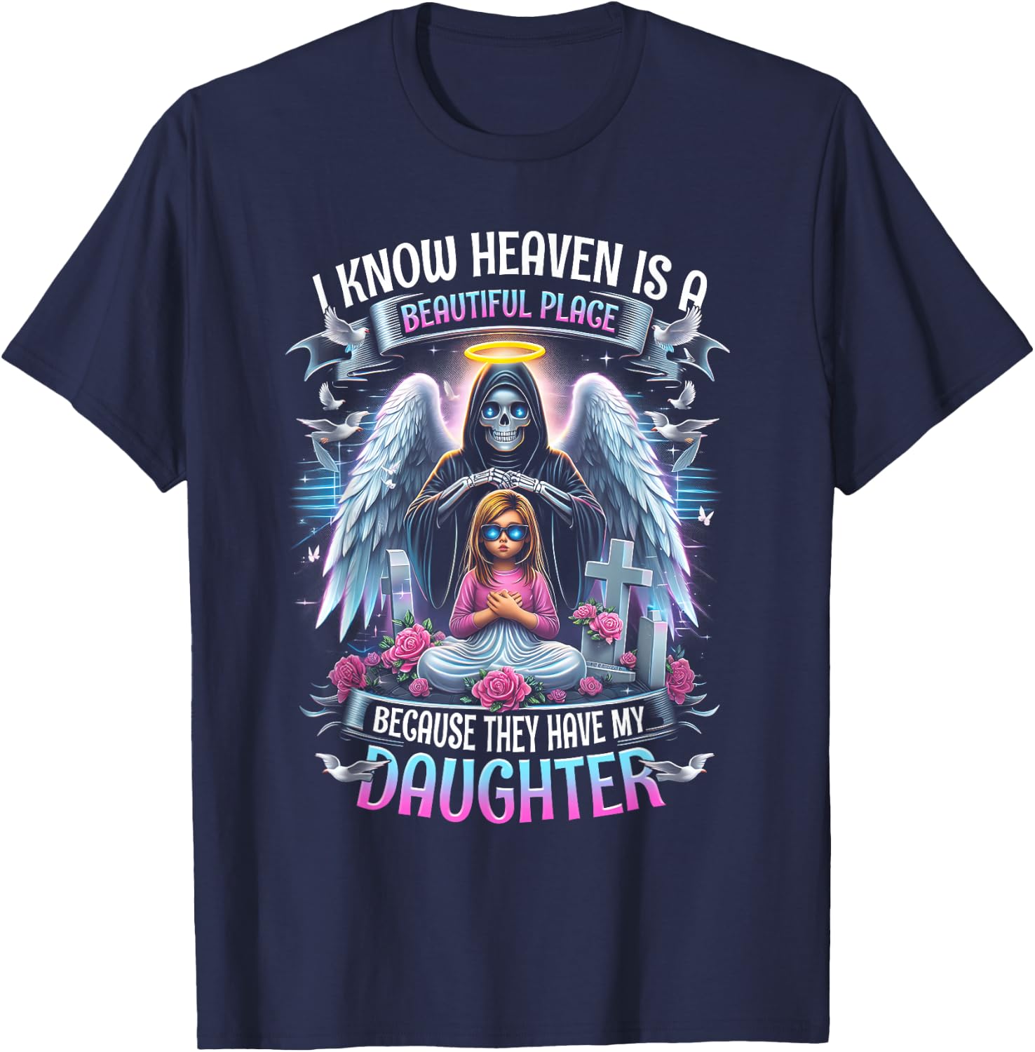 Mothers Grief T-Shirt - T-Shirt | Navy