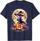 Cute Unicorn Witch Pumpkin Halloween Shirts Girls Daughter T-Shirt - T-Shirt | Navy