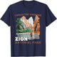 Zion National Park I Hiked The Narrows Zion Hiking Outdoor T-Shirt - T-Shirt | Navy
