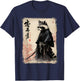 Raccoon Japanese Art Samurai Funny Raccoon Samurai T-Shirt - T-Shirt | Navy
