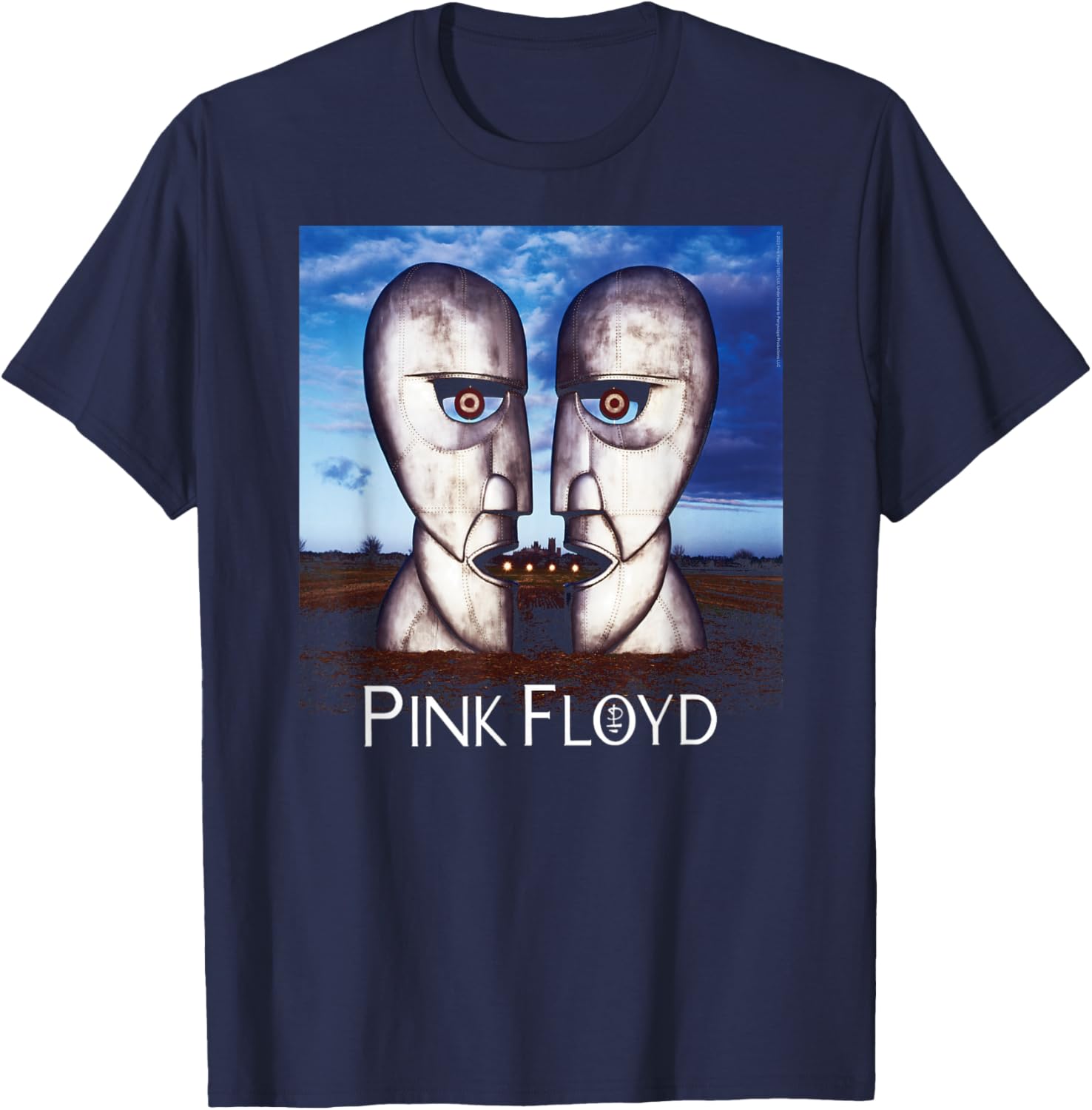 Pink Floyd The Division Bell Rock Music Band T-Shirt - T-Shirt | Navy
