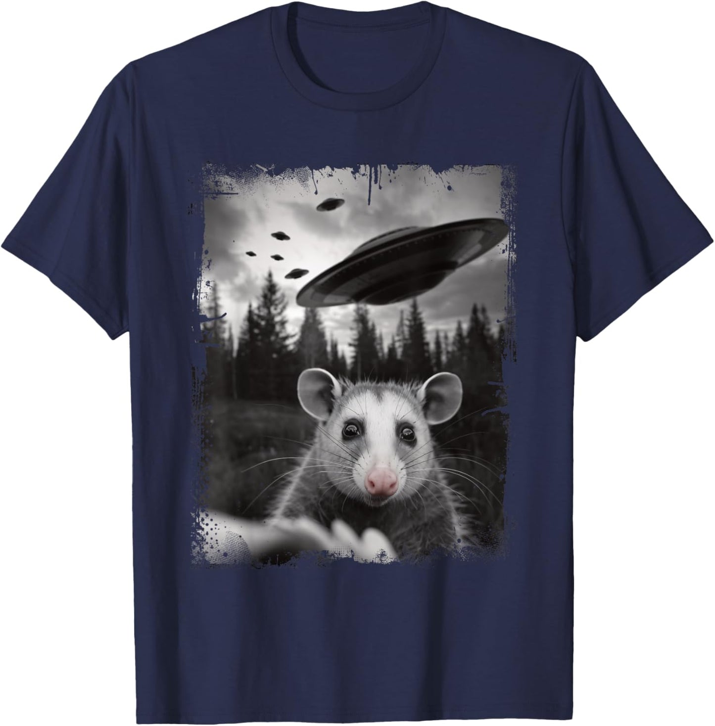 Drôle Opossum Bizarre Mème T-Shirt - T-Shirt | Navy