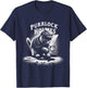Purrlock Holmes Cat Detective - Mystery Fun Inspector T-Shirt - T-Shirt | Navy