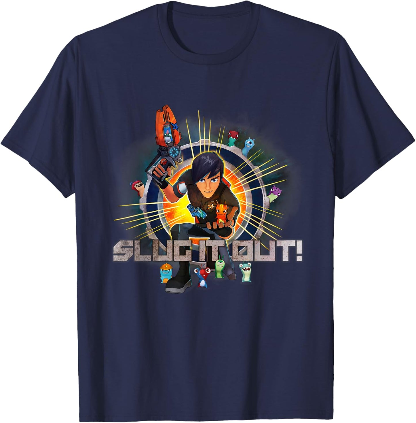 Slugterra - Slug It Out! T-Shirt - T-Shirt | Navy