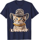 Cowboy Cat, Kitty Up, Country Cat Cowboy T-Shirt - T-Shirt | Navy