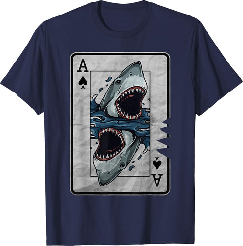 Poker Card Great White Shark