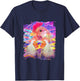 EDM Trippy Chicken Rave T-Shirt - T-Shirt | Navy