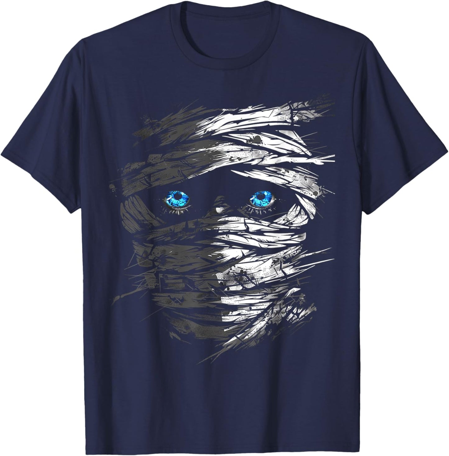 Mummy Costume Halloween Spooky Art Mummy T-Shirt - T-Shirt | Navy