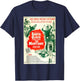 Santa Claus Halloween Christmas Poster Horror Sci Fi Movie T-Shirt - T-Shirt | Navy