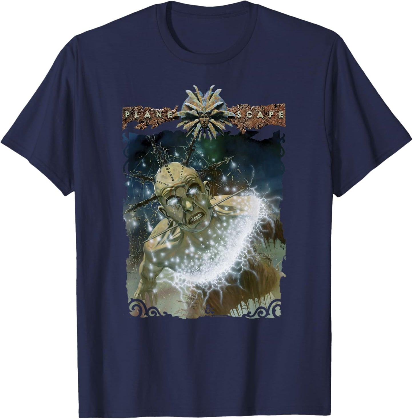 Dungeons & Dragons 50th Anniversary Planescape Torment T-Shirt - T-Shirt | Navy