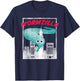 Worm on a String Meme Wormzilla Retro Years Style T-Shirt - T-Shirt | Navy