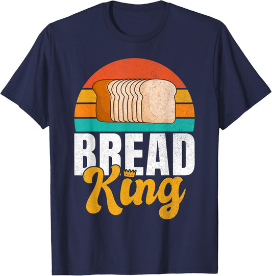 Bread King Bread Baking T-Shirt - T-Shirt | Navy