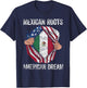 Mexican Roots American Dream Us Usa Mexico Mexican American T-Shirt - T-Shirt | Navy