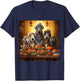 Thanksgiving Irish Wolfhound - Irish Wolfhound Thanksgiving T-Shirt - T-Shirt | Navy