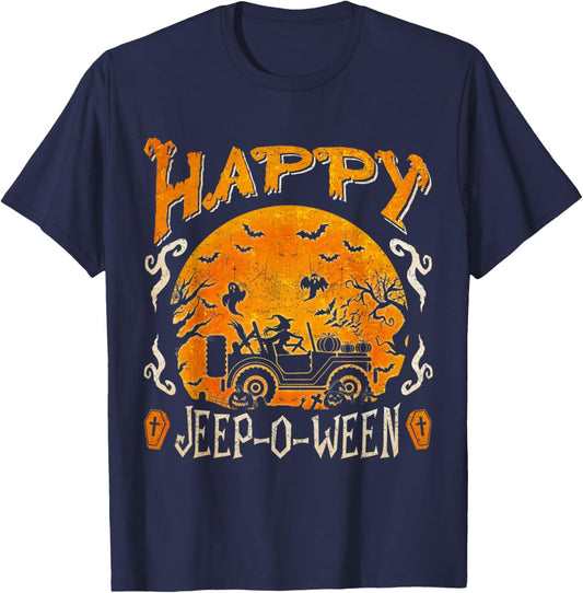 Happy Halloween Funny Halloween Costume For Off-Road Lovers T-Shirt - T-Shirt | Navy
