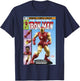 Marvel Legends Series The Invincible Iron Man Comic Cover T-Shirt - T-Shirt | Navy