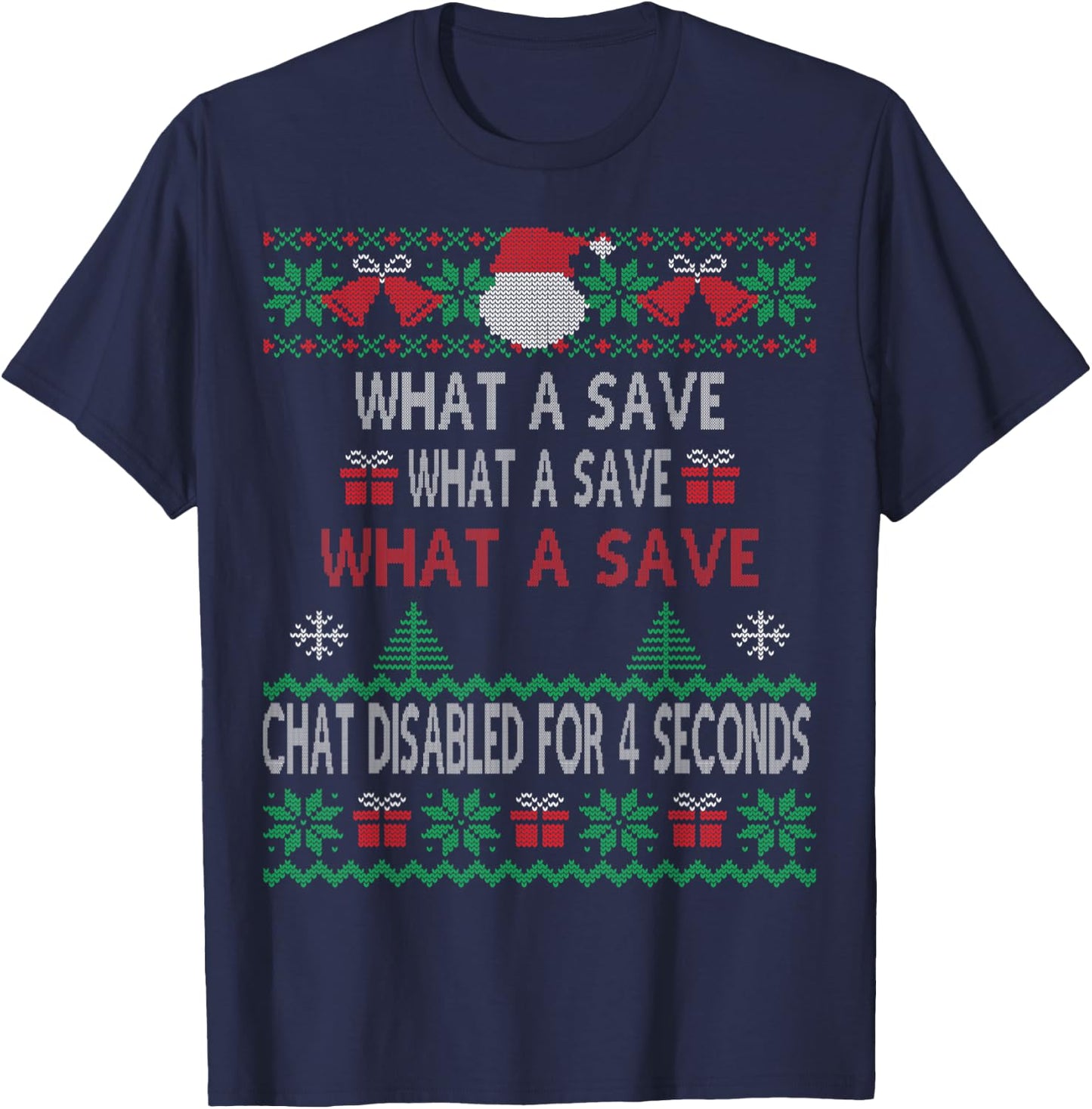 What A Save Chat Disabled Vintage Retro Rocket Soccer Game T-Shirt - T-Shirt | Navy