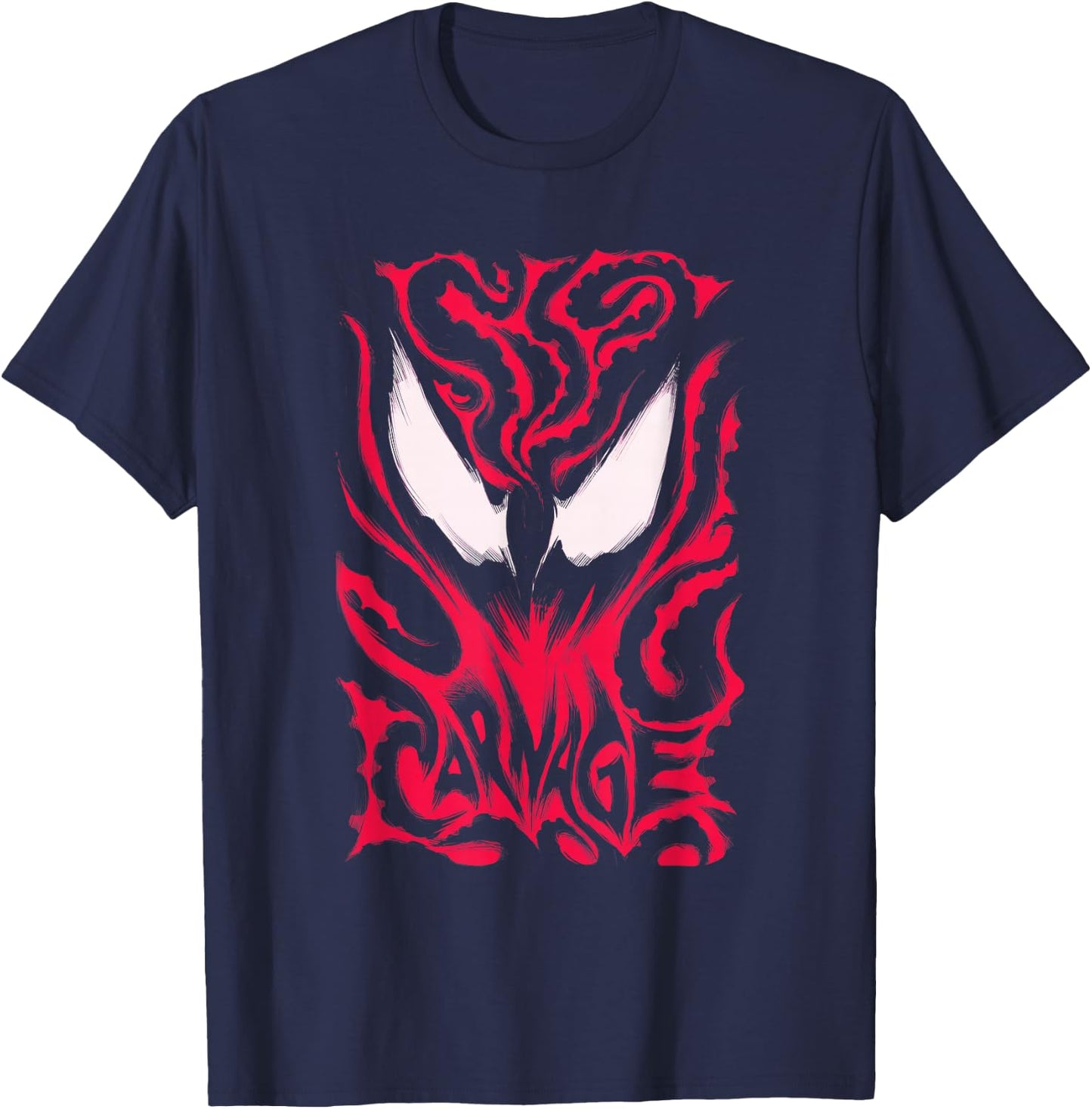 Marvel Comics Carnage Evil Eyes T-Shirt - T-Shirt | Navy