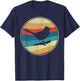 Vintage Eastern Towhee 80s 90s Retro Distressed Bird Nerds T-Shirt - T-Shirt | Navy