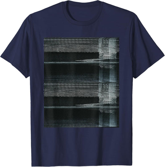 Retro TV Static Funny Vintage Halloween Costume T-Shirt - T-Shirt | Navy