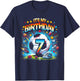 Kids It's My 7th Birthday Boys Soccer Football 7 Years Old T-Shirt - T-Shirt | Navy