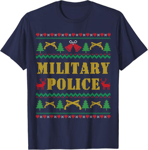 Us Army Military Police Corps Patch MP Insignia Christmas T-Shirt - T-Shirt | Navy